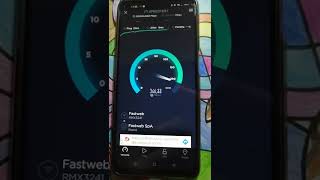 Speedtest linea Fastweb FWA in Wi Fi [upl. by Liahkim171]