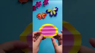 🦋✨🌾Papillons en origami shortsvideo origamibutterflies pliage PapillonOrigami [upl. by Dahaf162]