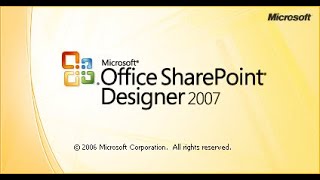 Web Authoring  download and install SharePoint Designer 2007 [upl. by Ardolino680]