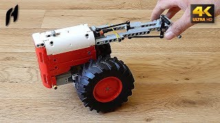 Lego Technic Walking Tractor MOC  4K [upl. by Ainoet]