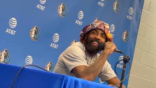 Dallas Mavs Kyrie Irving Postgame Interview After Win vs Utah Jazz March 21 2024 [upl. by Gnoh]