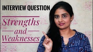 Interview Question Strengths amp Weaknesses  How To Answer  Job Interview [upl. by Latreese]