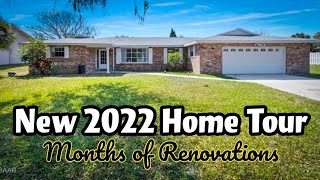 HOUSE TOUR  HOME UPDATE  MONTHS OF REMODELING BEFORE AND AFTER  HOME TOUR [upl. by Blader]