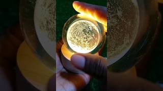 Unique 3D Crystal Ball 🌝🔮✨️ Night Lamp unboxing viralvideo [upl. by Alak]