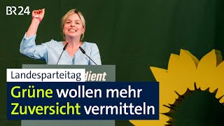 Landesparteitag Grüne wollen mehr Zuversicht vermitteln  BR24 [upl. by Dunlavy860]