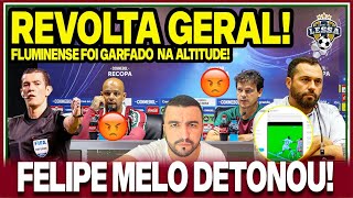 🤬VERGONHA FELIPE MELO SE REVOLTA E DISPARA GERAL FLU FOI GARFADO MÁRIO MANDA RECADO [upl. by Oemac]