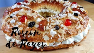 ROSCÓN DE REYES paso a paso  Rosca de reyes rellena [upl. by Brine75]