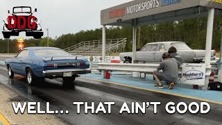 I Drove 5000 Miles To Race UncleTonysGarage With My 1971 Dodge Demon And It Did Not Go As Planned [upl. by Attenrad]