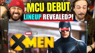 XMEN MCU DEBUT LINEUP REVEALED  REACTION [upl. by Heinrike]