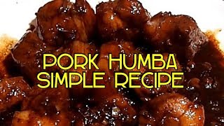 PORK HUMBA easy recipe  AYAME FAMTV [upl. by Algie649]