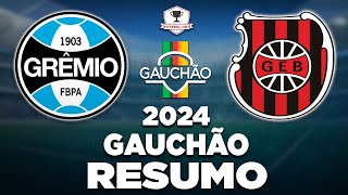 Grêmio vence Brasil de Pelotas e garante classificação à semifinal do Gauchão [upl. by Lael]