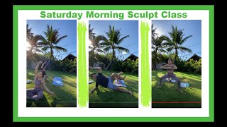 040420 Max  Tiana CoTaught Yoga Sculpt no equipment neededat home workout [upl. by Ellenrad830]