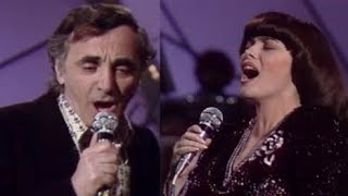 Charles Aznavour et Mireille Mathieu  Une vie damour 1981 [upl. by Franz]