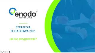 Webinar  strategia podatkowa 2021  jak się przygotować szkolenie online [upl. by Attaynik]