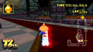 MKWii Custom Track  GCN Bowsers Castle made by Baoulettes FR1 [upl. by Nessej660]