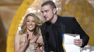 Kylie Minogue amp Justin Timberlake  Presents The Best Pop Vocal Album Grammy Awards 2003 [upl. by Kalikow]