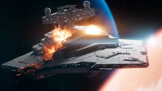 Boba Fett Uses Seismic Charge on Star Destroyer Star Wars Fan Animation [upl. by Letnoj]