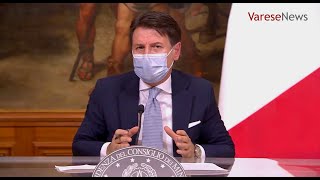 Coronavirus nuovo DPCM di Conte quotZona rossa in Lombardia Piemonte Calabria e Valle DAostaquot [upl. by Synned]