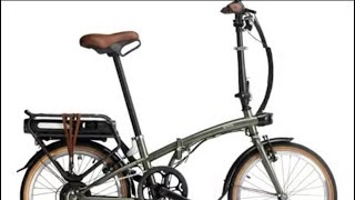 Bici pieghevole Decathlon Btwin E FOLD 500 verde [upl. by Teleya]