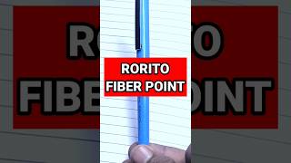 Rorito Fiber Point Pen shorts youtubeshorts stationery fiberpen pen penreview rorito [upl. by Temirf863]