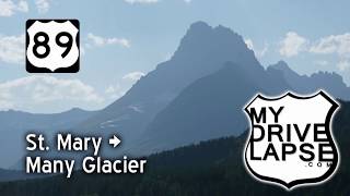 The Beautiful Drive into Many Glacier Glacier National Park [upl. by Rednijar]