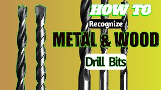 How to tell if drill bit is for metal or wood [upl. by Leban]