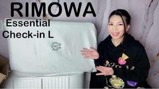 Unboxing RIMOWA suitcase Essential CheckIn L Why did I choose this 🧳  FashionVlog39 [upl. by Adnalahs]