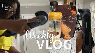 VLOG  Using My New Oscillating Tool Mushroom Coffee I Fixed My Kitchen Light  Gold Door Knobs [upl. by Jeffries]