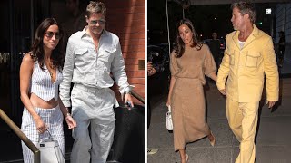 Brad Pitt amp Ines de Ramon Stylish Couple Goals amp Red Carpet Fashion [upl. by Freya]