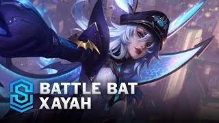 Battle Bat Xayah Skin Spotlight  League of Legends [upl. by Aniret]