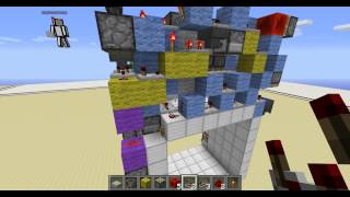 Smallest 6x6 piston door TUTORIAL 950 blocks [upl. by Fromma]