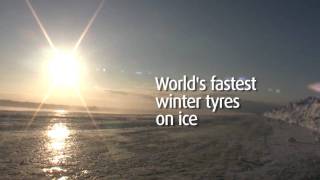 Nokian Tyres  World Record on Ice 2011 [upl. by Aihsekat]