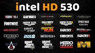 Intel HD Graphics 530  40 Games Tested in 2023  HD 530 Gaming [upl. by Rann419]