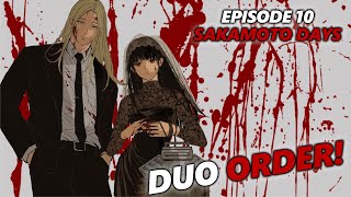 Episode 10 Sakamoto Days  Kecepatan Shishiba amp Osaragi Yang Sangat Mengerikan  Duo Psikopat Order [upl. by Namqul]