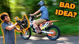 First ride on STOLEN DIRT BIKE [upl. by Woolson]