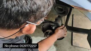 Nissan C22 Vanette Axle belakangNenas bunyi bising tutorial penggantian [upl. by Eanat]