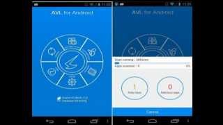 AVL antivirus Android operating system [upl. by Bazar]