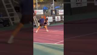 💥 Explosive smatch 💥ATP doubles tennis tenniscourt sports atp poupi tennislife tennis [upl. by Notyard]