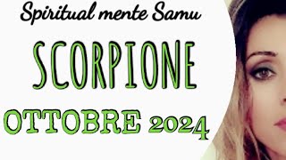 SCORPIONE ♏ Ottobre 2024 previsioni🔮 Tarocchi🔮 [upl. by Anikahs]