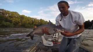 Cape Fear River quotWilliam O Huske Lock amp Damquot 2014 Catfishing HD [upl. by Sprague]