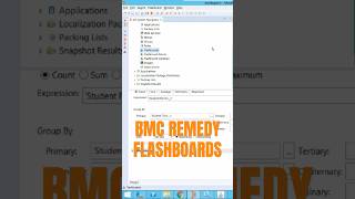 BMC Remedy Flashboards bmcremedy helix itsmtraining technology learning [upl. by Enaenaj412]