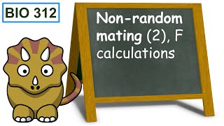 Nonrandom mating 2 F calculations [upl. by Animaj]