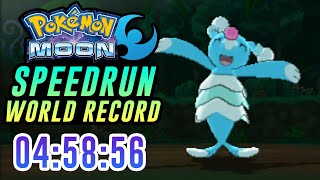 Pokémon Moon speedrun in 45254 Former World Record [upl. by Nilats]