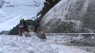 HYDRACSTEYR WinterdienstSchneeräumEinsatz am Großglockner DE 62800248 [upl. by Elletsirhc]