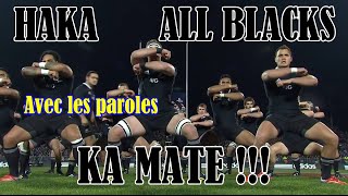 🏉 Ka Mate  Haka All Blacks 🇳🇿 avec les paroles  with lyrics  Piri Weepu [upl. by Alleda]