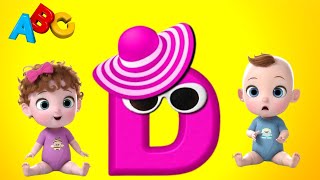 ABC  Letter D Song For Kids  Nursery Rhymes  Alphabet Letter D Sound [upl. by Elatnahs]