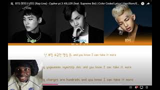 BTS Cypher PT3 KPOP REACTION You Wont Believe My Obsession [upl. by Eirrot]