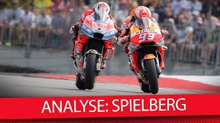 Die SpielbergAnalyse  MotoGP 2018 Analyse [upl. by Nagud]