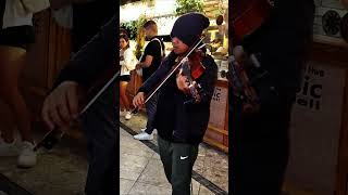 One Piece OST — Binks no Sake violin cover by Nestor Abellera at SM City Baguio [upl. by Tonya]