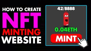 How To Create a NFT Minting Website for FREE [upl. by Phillane897]